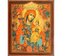 Икона Богоматерь Неувядаемый Цвет