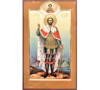 Мерная (ростовая) Икона Александр Невский