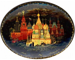 Лаковая миниатюра "Москва"