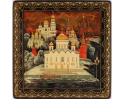 Лаковая миниатюра Москва Златоглавая