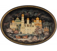 Лаковая миниатюра Кремль. Колокольня Ивана Великого