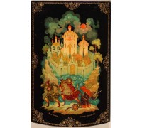 Лаковая миниатюра "Град Китеж"