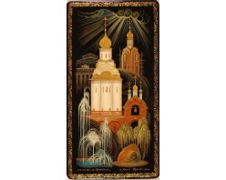 Лаковая миниатюра "Иваново пл.Пушкина"