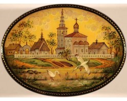 Лаковая миниатюра "Кидекша"