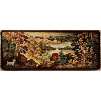 Лаковая миниатюра "Кинешма"