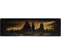 Лаковая миниатюра "Кижи"