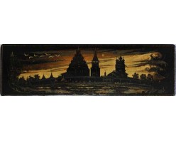 Лаковая миниатюра "Кижи"