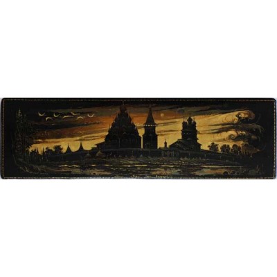 Лаковая миниатюра "Кижи"