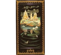 Лаковая миниатюра "Кижи"