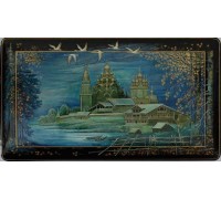 Лаковая миниатюра "Кижи"