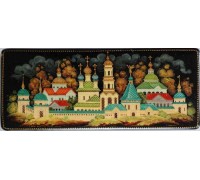 Лаковая миниатюра "Оптина пустынь"