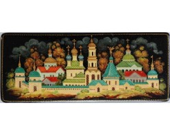 Лаковая миниатюра "Оптина пустынь"