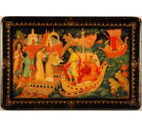 Лаковая миниатюра "Афанасий Никитин"