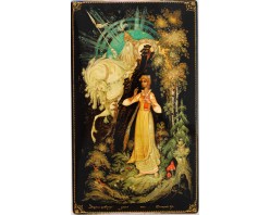 Лаковая миниатюра "Василиса Прекрасная"