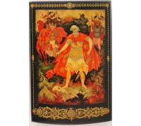 Лаковая миниатюра "Вещий Олег"