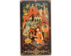 Лаковая миниатюра "Алладин и волшебная лампа"