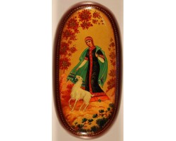 Лаковая миниатюра "Аленушка"