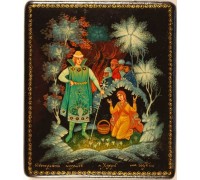 Лаковая миниатюра "Двенадцать месяцев"