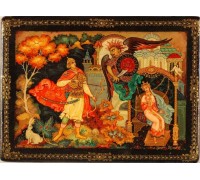 Лаковая миниатюра "Иван царевич и Алая Алица"