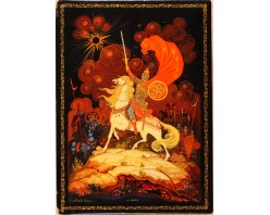 Лаковая миниатюра "Князь Игорь"