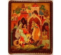 Лаковая миниатюра "Возвращение Иванушки"