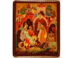 Лаковая миниатюра "Возвращение Иванушки"