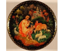 Лаковая миниатюра "Лель"