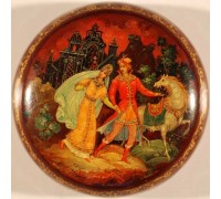 Лаковая миниатюра "Марья Моревна"