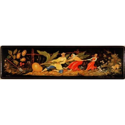 Лаковая миниатюра "Репка"