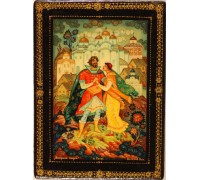 Лаковая миниатюра "Встреча Садко"