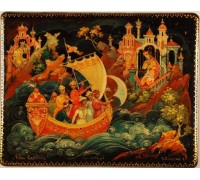 Лаковая миниатюра "Семь Симеонов"