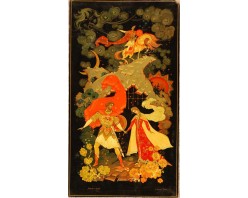 Лаковая миниатюра "Королевич Елисей"