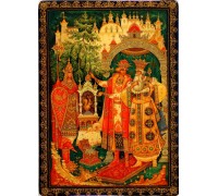 Лаковая миниатюра "Чудо  Белка"