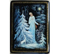 Лаковая миниатюра "Рождественская ночь"