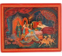 Лаковая миниатюра "Финист - ясный сокол"