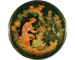 Лаковая миниатюра "Данила мастер"