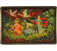 Лаковая миниатюра "Хрустальное озеро"