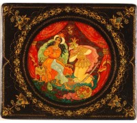 Лаковая миниатюра "Шамаханская царица"