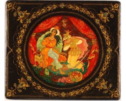 Лаковая миниатюра "Шамаханская царица"