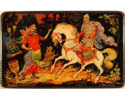 Лаковая миниатюра "Иван - меньшой"