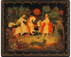 Лаковая миниатюра "Иван царевич"