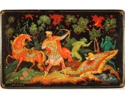 Лаковая миниатюра "Иван царевич"