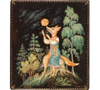 Лаковая миниатюра "Колобок"