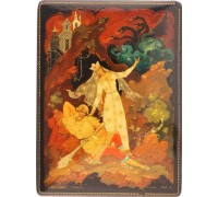 Лаковая миниатюра "Марья - Краса и Иванушка"