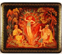 Лаковая миниатюра "Огневушка - Поскакушка"