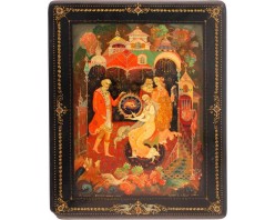 Лаковая миниатюра по сказке Финист - ясный сокол