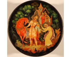 Лаковая миниатюра "Поди туда - не зная куда"