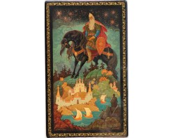 Лаковая миниатюра "Святогор"