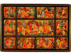 Лаковая миниатюра "Сказание о Петре и Февронии"