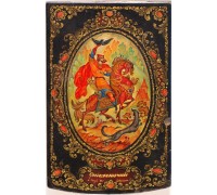 Лаковая миниатюра "Сокольничий"